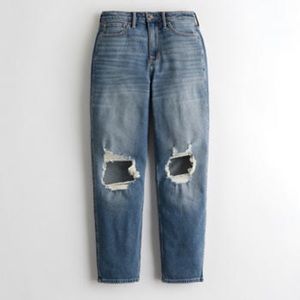HOLLISTER CURVY MOM JEAN SZ 3 SHORT